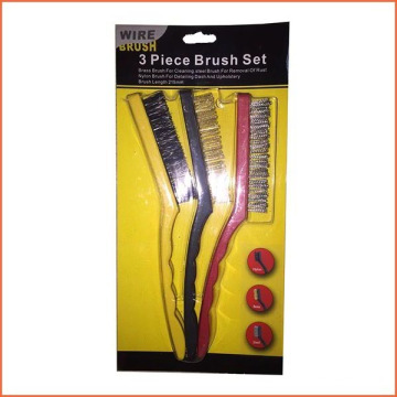 9 Inch Plastic Handle Wire Set Brush (YY-574)